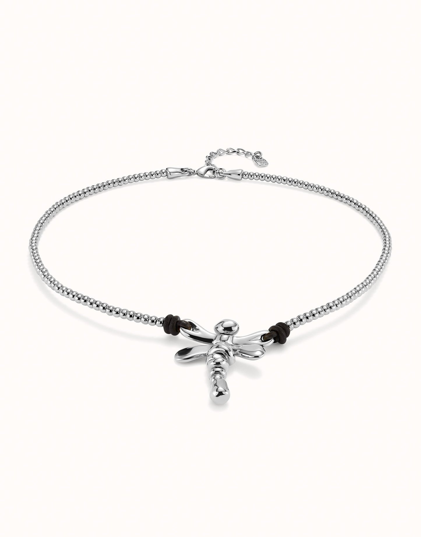 Collana UNOde50 Ser Rebelde con Libellula Centrale Placcata Argento col1960mtl0000u