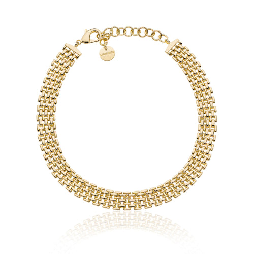 Collana Unoaerre Choker Catena Panther Dorata 2321