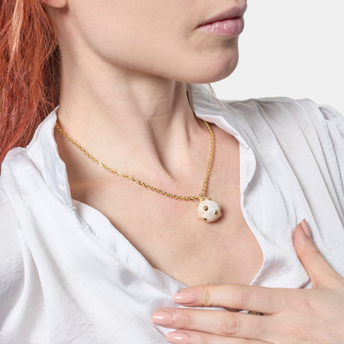 Collana Unoaerre con Mina Piccola Bianca Madreperlata 2702