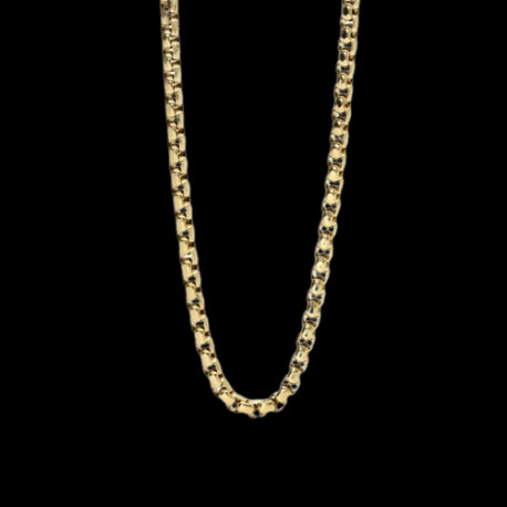 Collana Uomo Rolò in Acciaio con Pvd Oro 251912 - 2Jewels