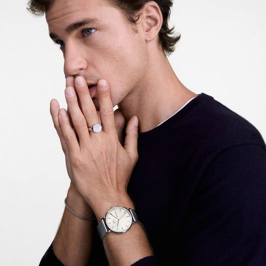 Daniel Wellington Orologio Classic Day Display Sterling Champagne - DW00100828