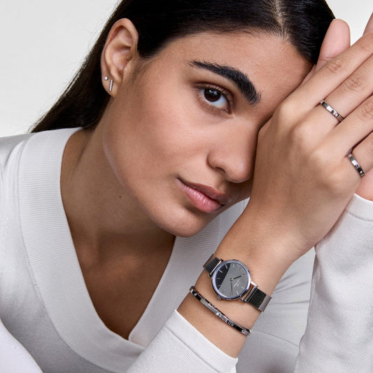 Daniel Wellington Orologio Petite Reflection Silver - DW00100796