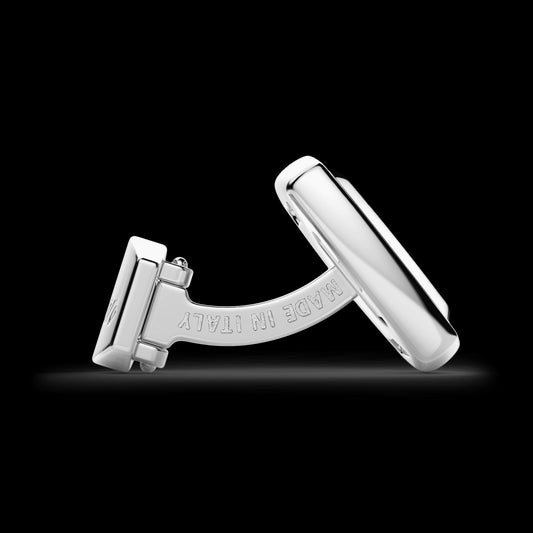 Gemelli Zancan in Argento 925 con Spinelli Neri EXG059