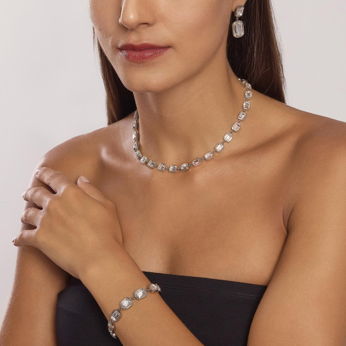 Girocollo Kidult Style 01 in Acciaio 316L con Cristalli - 851005 3