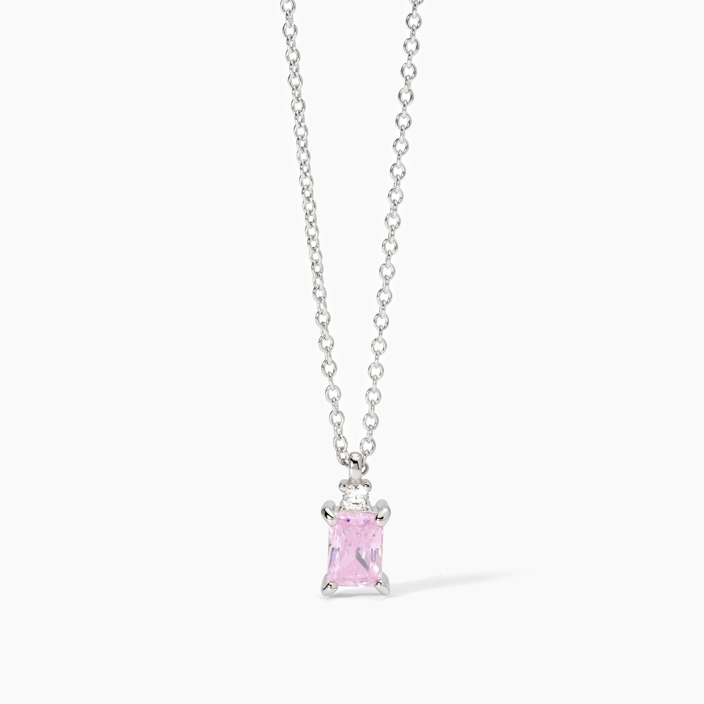 Girocollo Mabina BATTITO con Zircone Rosa e Punto Luce 553649