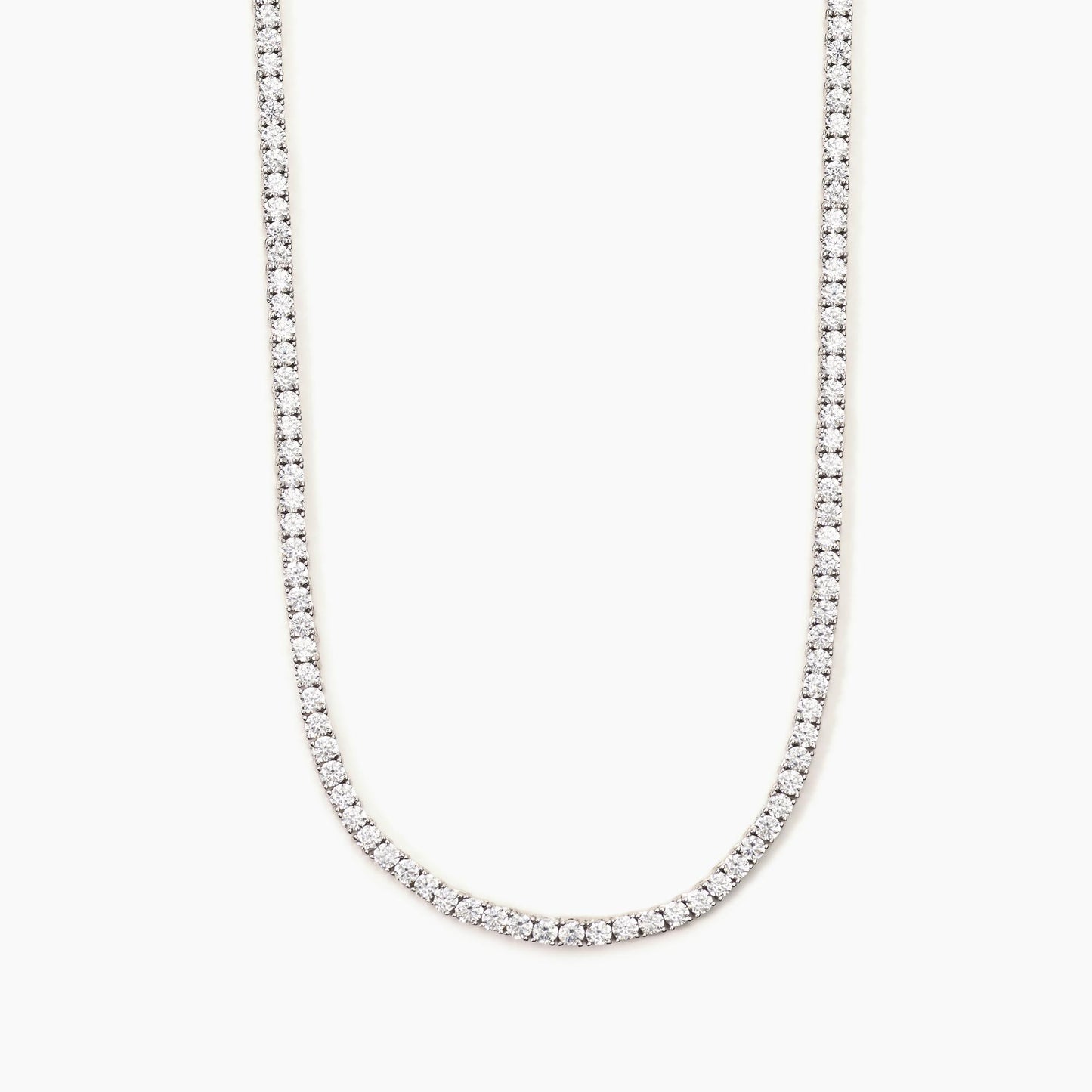 Girocollo Mabina Tennis Club in Argento 925 con Zirconi - 553454