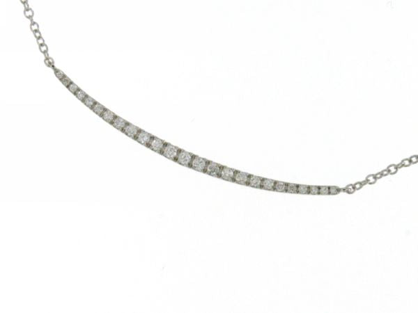 Girocollo Mirco Visconti in Oro Bianco 18kt con Diamante Brillante (MH038/20)