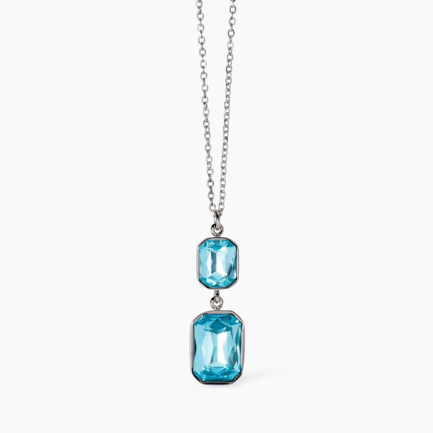 Girocollo Regolabile con Cristalli Azzurri Pendenti | Cod. 851001