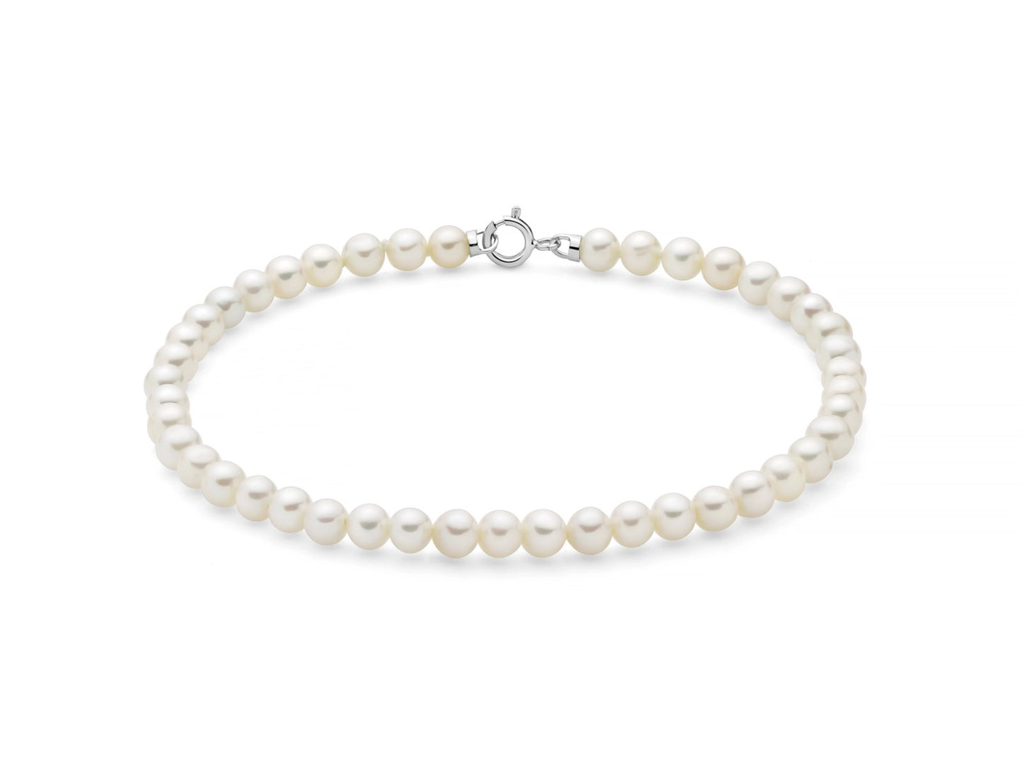Miluna | Bracciale Donna Perle e Oro Bianco - PBR3731