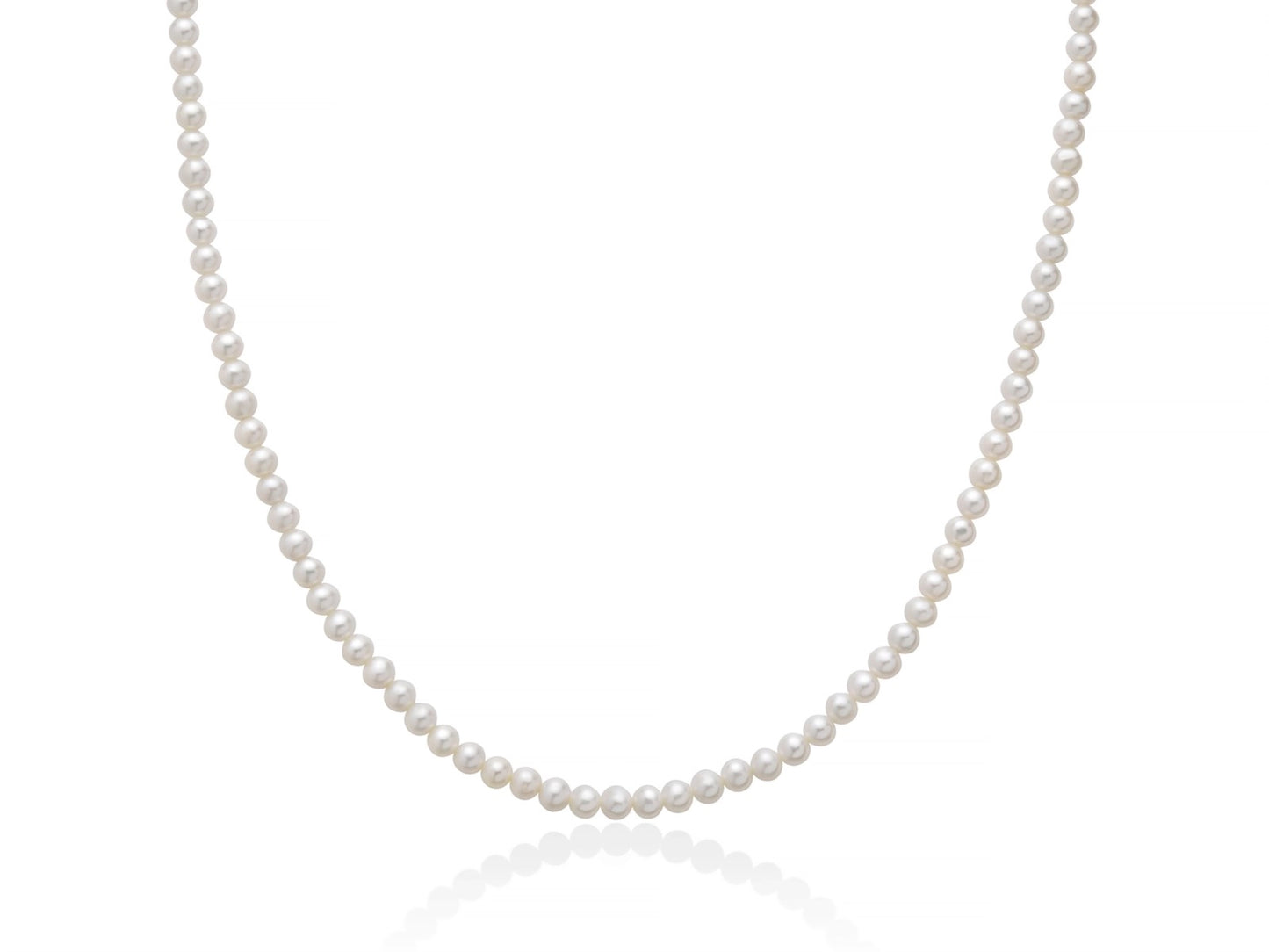 Miluna | Collana Donna Perle e Oro Bianco - PCL6773