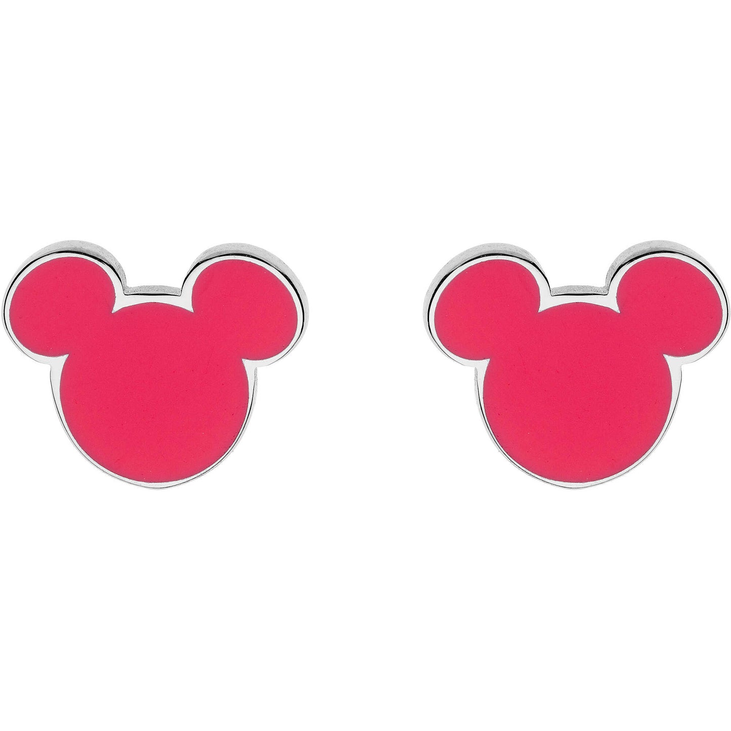 Orecchini Bambina Disney Mickey Mouse in Acciaio con Smalto Rosso - E600186NRL.CS