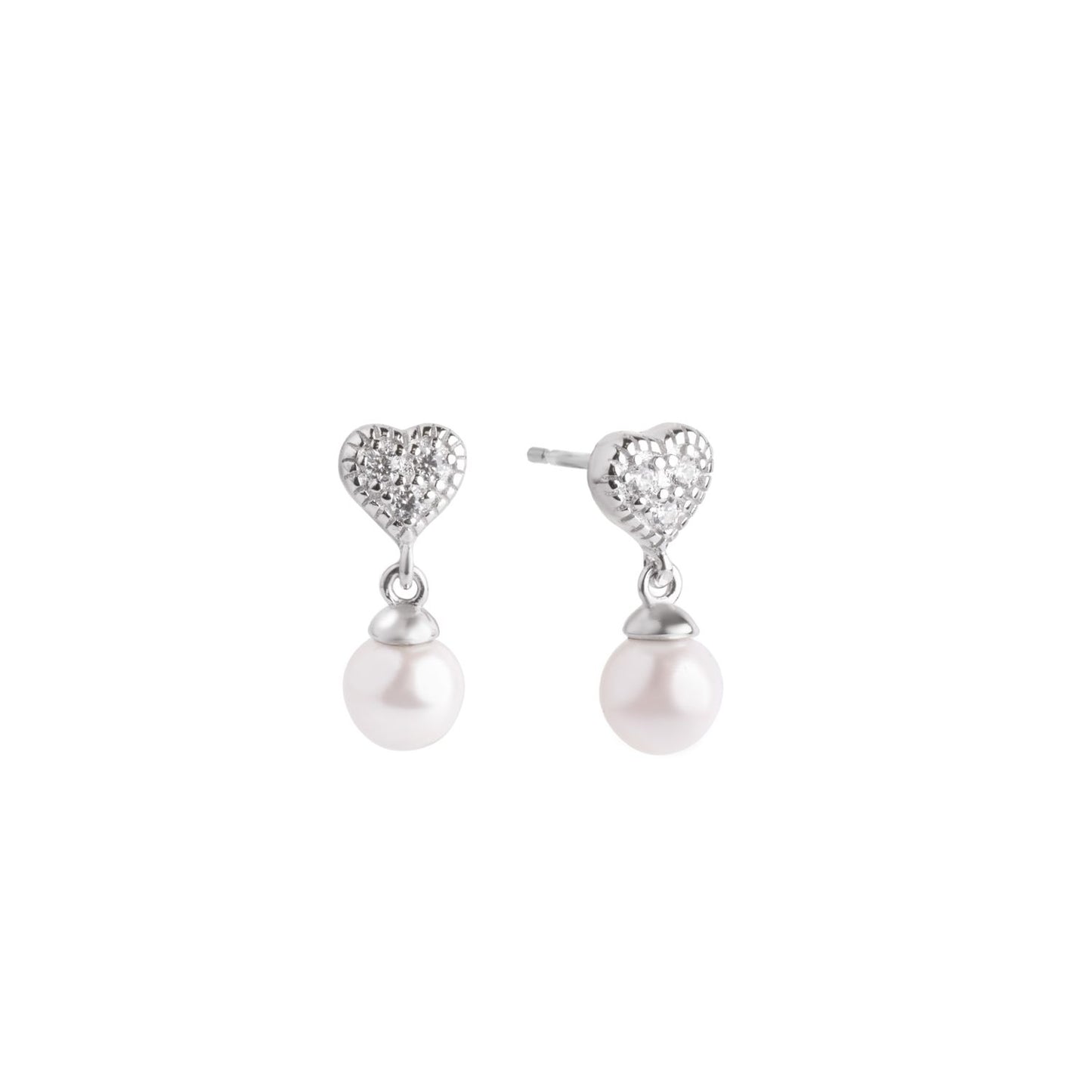 Orecchini Donna ChiMiAma 140237 Gli Orecchini Donna ChiMiAma 140237 sono un accessorio elegante e raffinato. Realizzati in argento 925 rodiato, presentano un design con cuore zirconato e perla bianca di Ø 6-6.5 mm. Questi orecchini a pendente, con una...