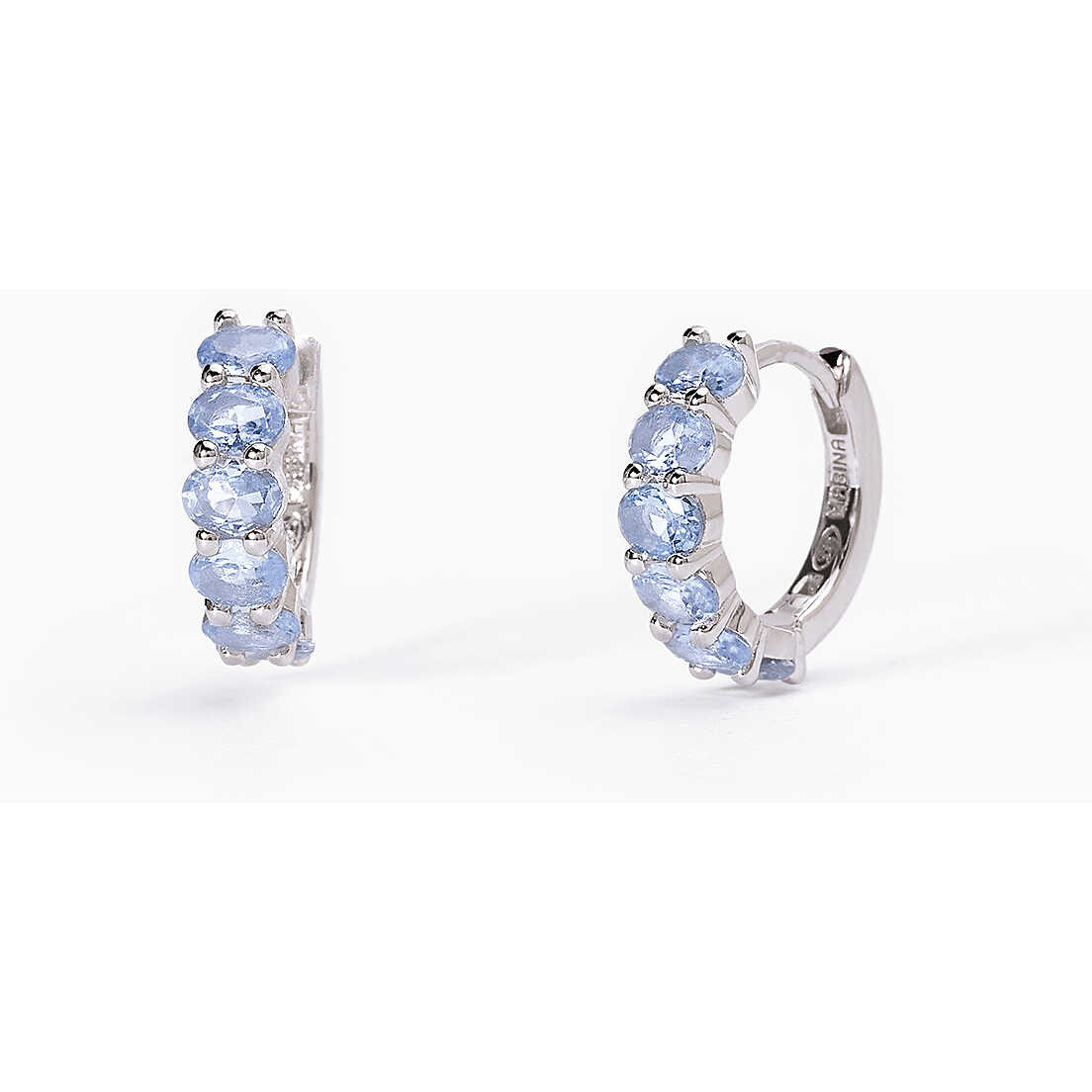 Orecchini Donna in Argento con Zircone Bianco Mabina Gioielli 563581