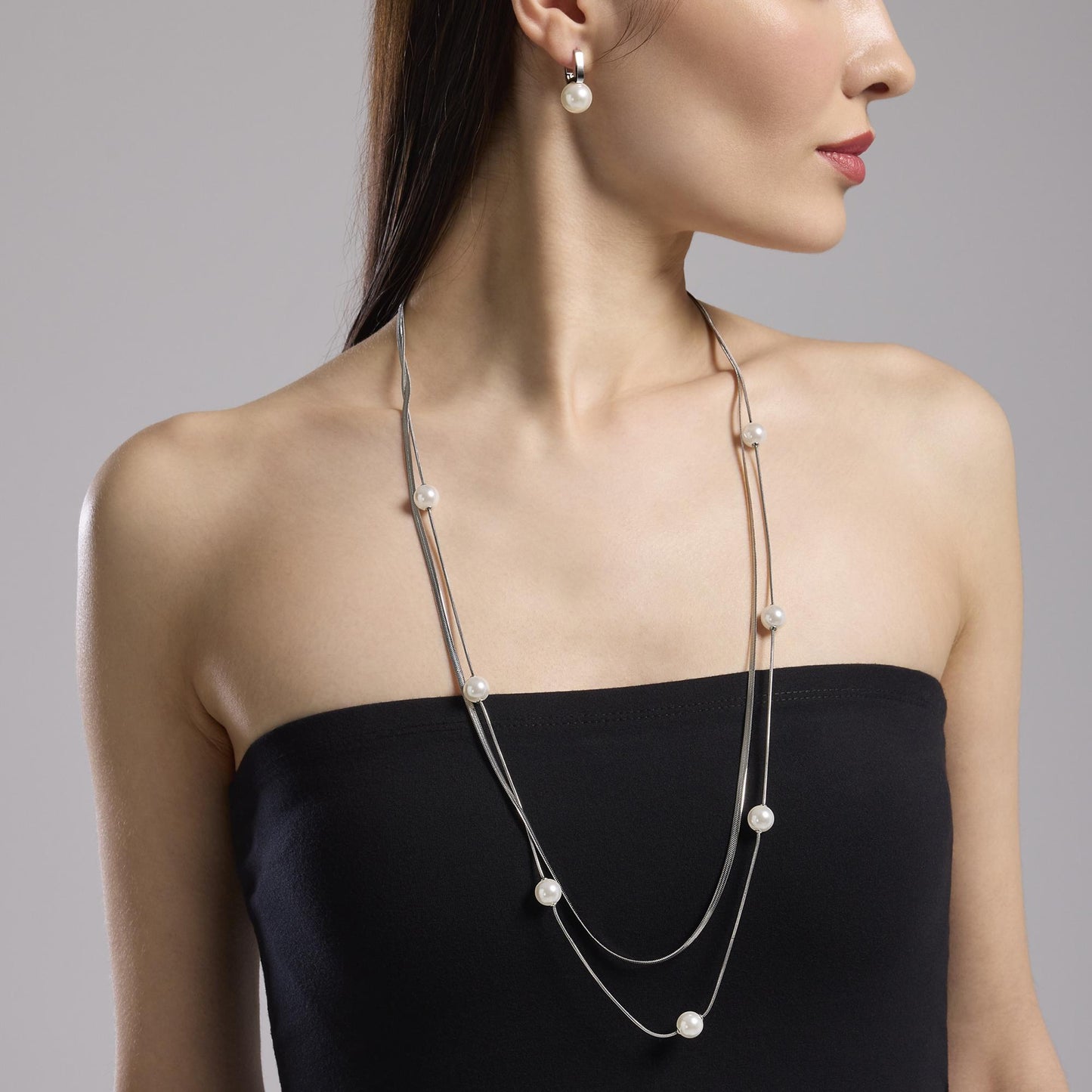 Orecchini Kidult Style 14 in Acciaio con Perle Conchiglia - 861025