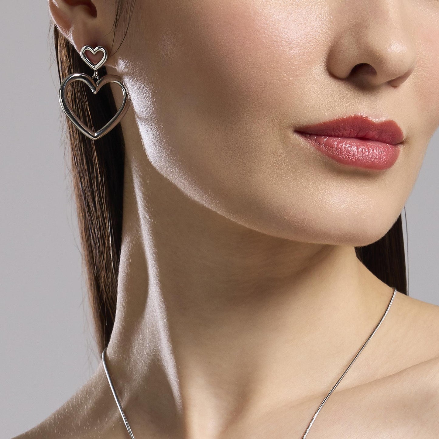 Orecchini Kidult Style 15 in Acciaio con Cuori - 861029