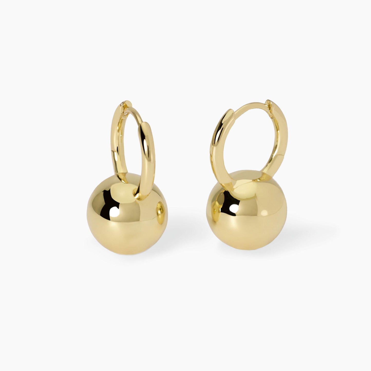 Orecchini Mabina Boule a Cerchio con Sfera in Oro 18K – 563868