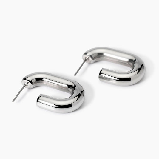 Orecchini Rettangolari con Bordi Stondati | Cod. 861018 2