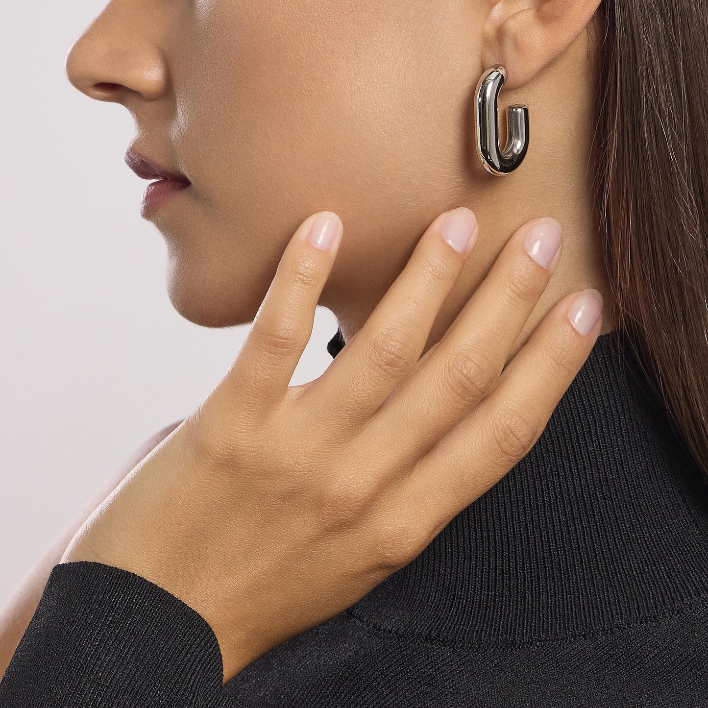 Orecchini Rettangolari con Bordi Stondati | Cod. 861018 3