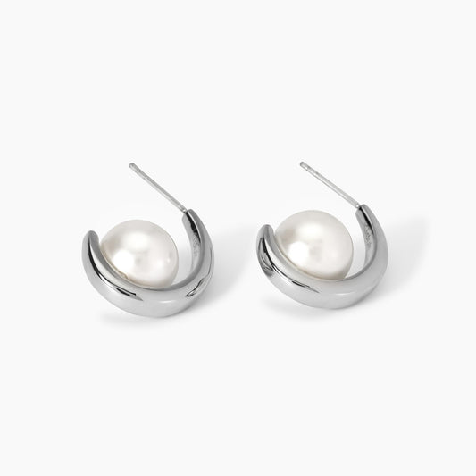 Orecchini Semicerchio Kidult con Perle Conchiglia - 861052