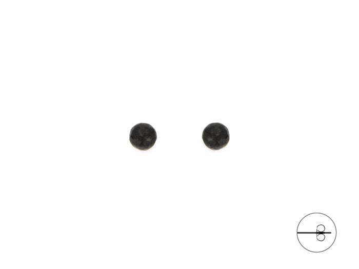 Orecchini a Perno 4US - Acciaio e PVD Nero 4UOR7864