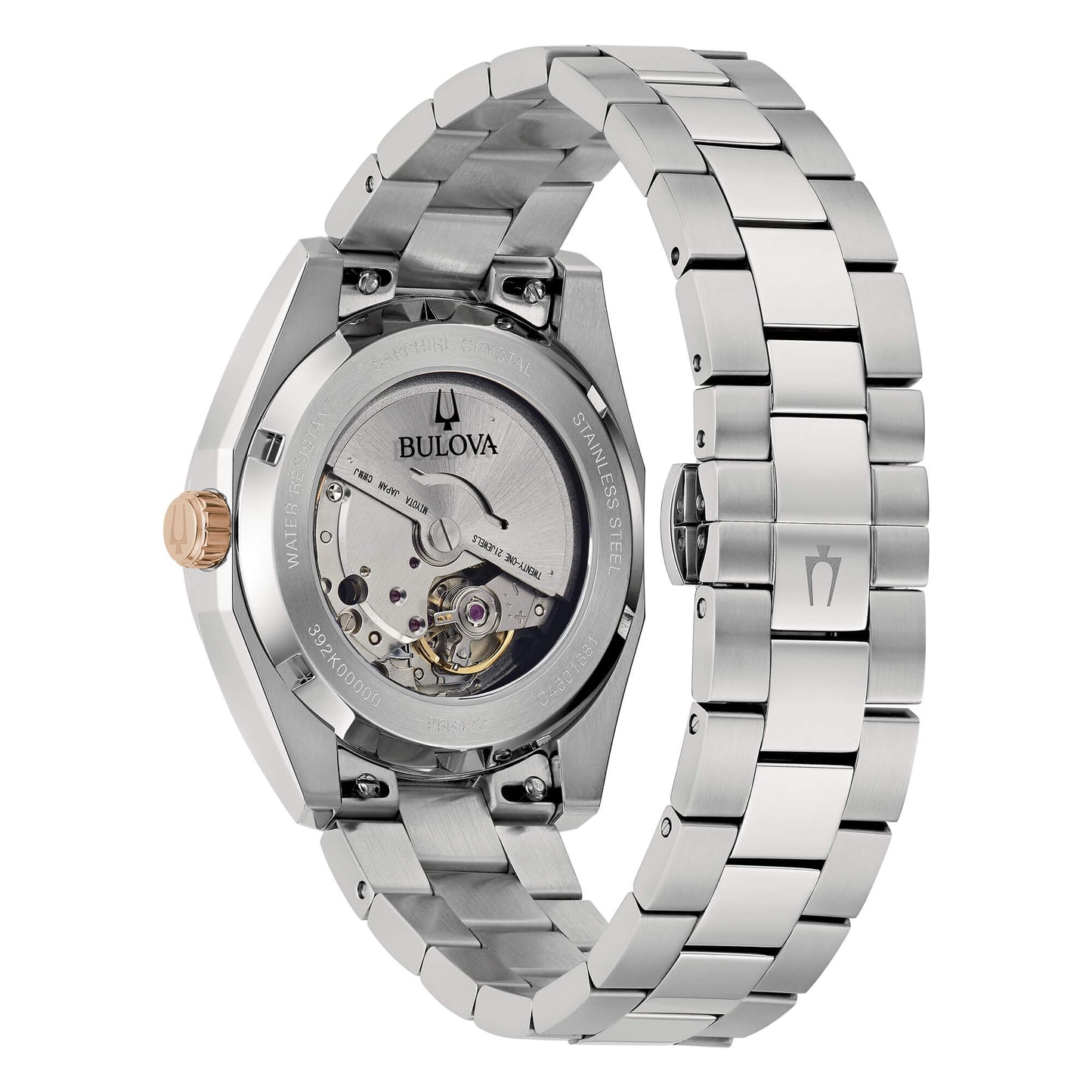 Orologio Bulova Surveyor Automatico - Acciaio, Quadrante Rosso - 98B422