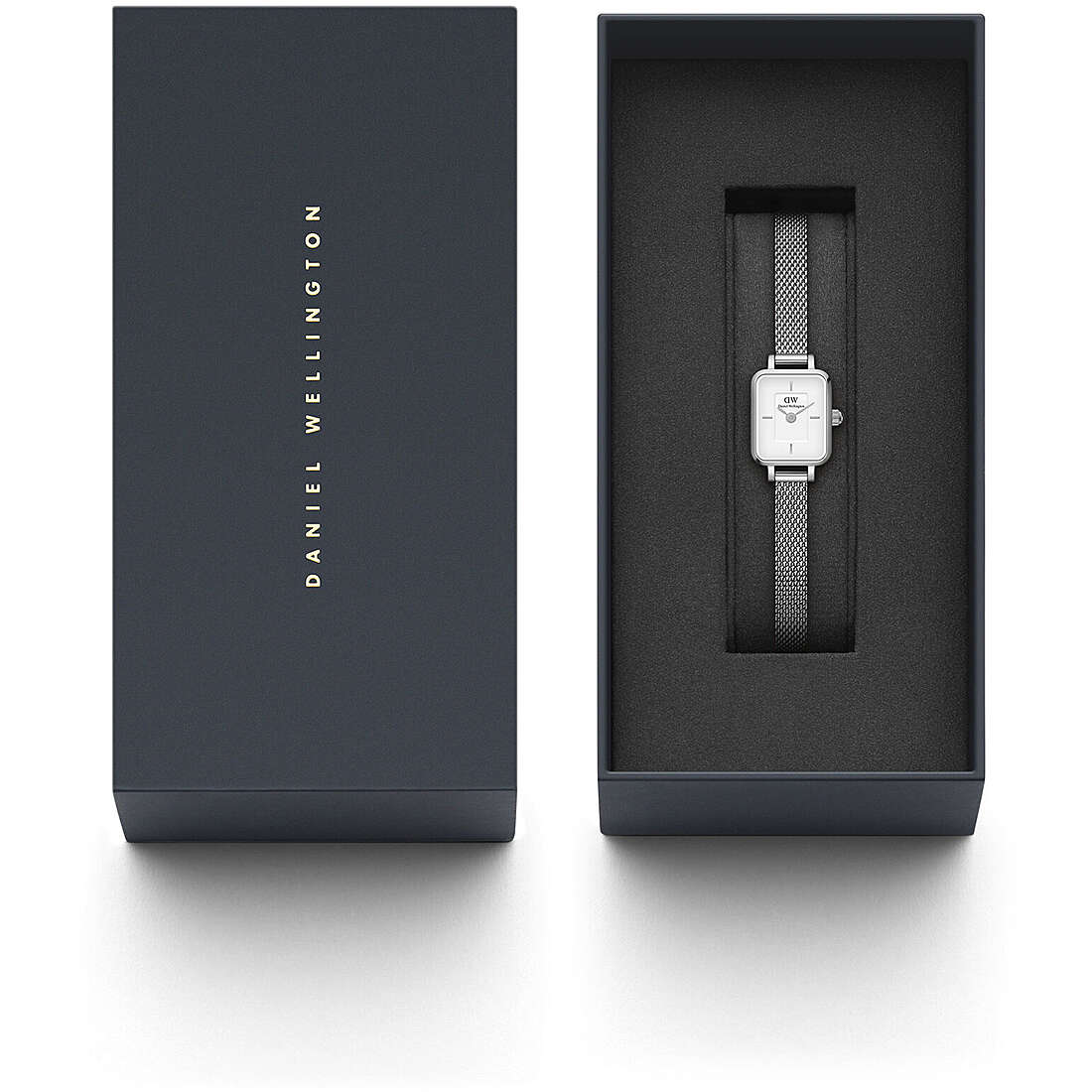 Orologio Donna Daniel Wellington Quadro Mini DW00100726 in Acciaio Argentato