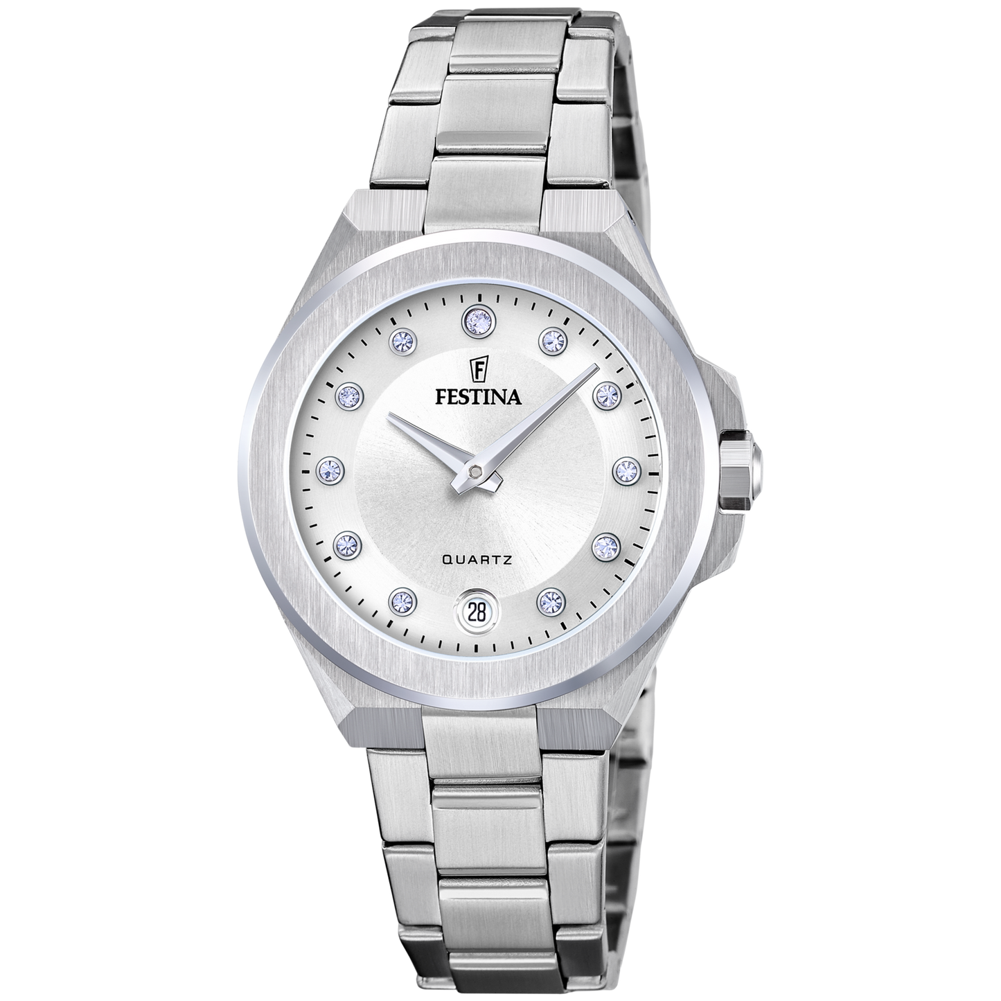 Orologio Donna Festina F20700/1 - Grigio con Cinturino in Acciaio Inossidabile