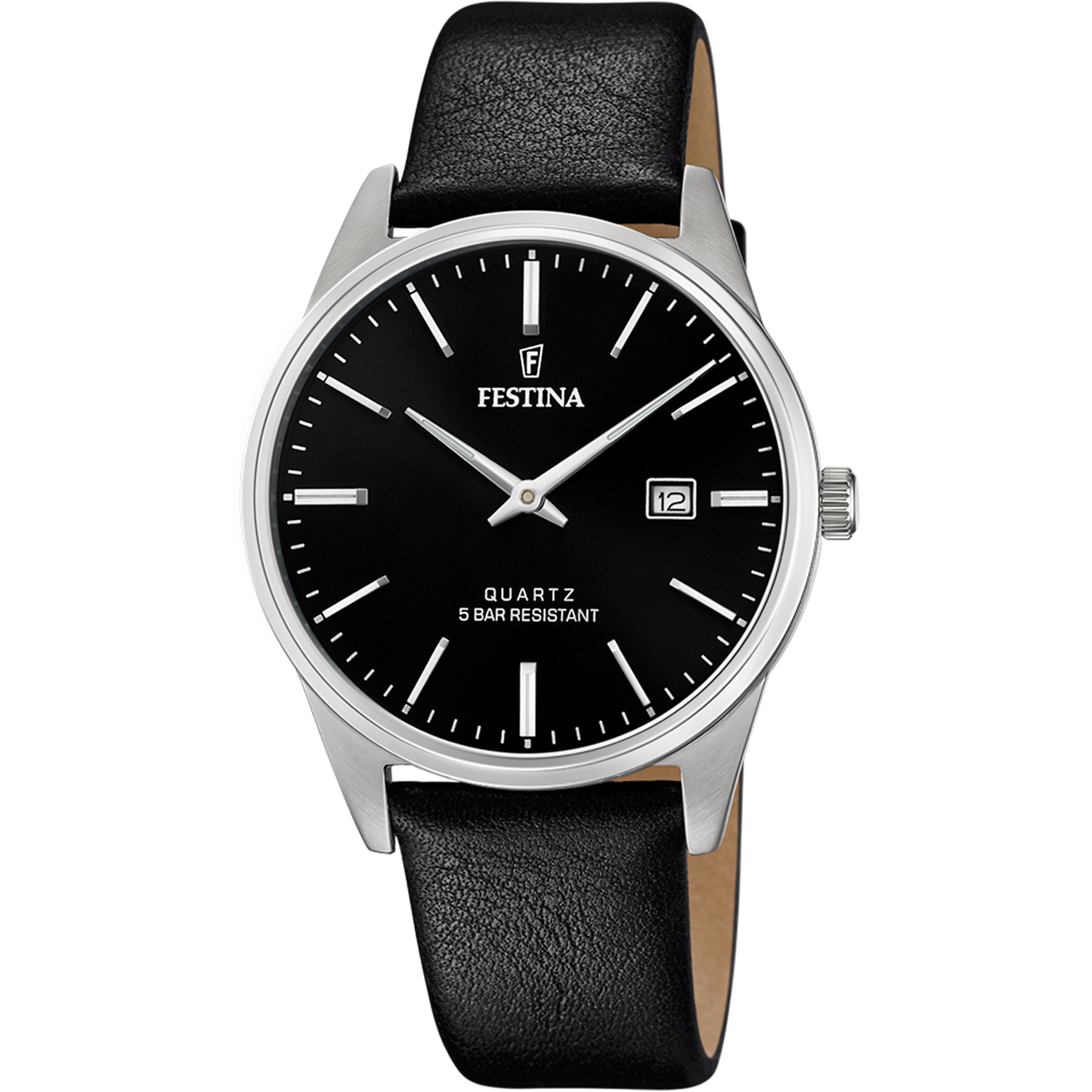 Orologio Uomo Festina Classics F20512/4 - Nero con Cinturino in Pelle