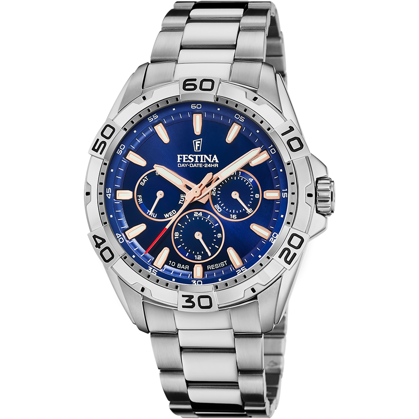 Orologio Uomo Festina F20623/2 - Azzurro con Cinturino in Acciaio Inossidabile 316L
