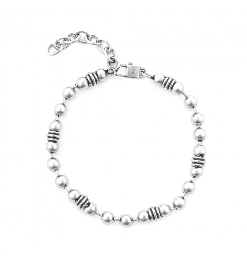 Bracciale Uomo 4US Cesare Paciotti in Acciaio Rodiato - 4UBR7546