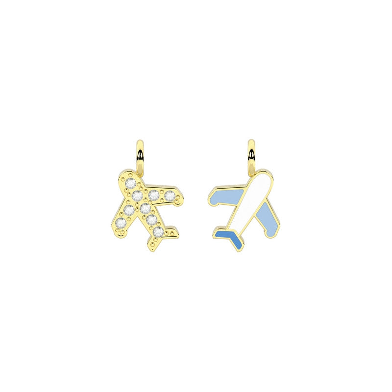 Charm Kidult By You Aereo Oro Smaltato con Cristalli - 741236