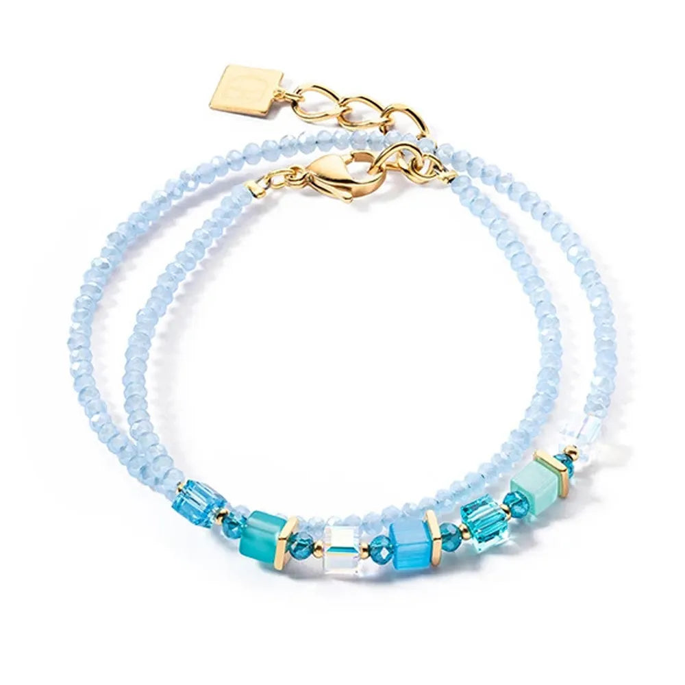 Bracciale Coeur de Lion - Joyful Colour Turchese/Azzurro 4564/30-0600