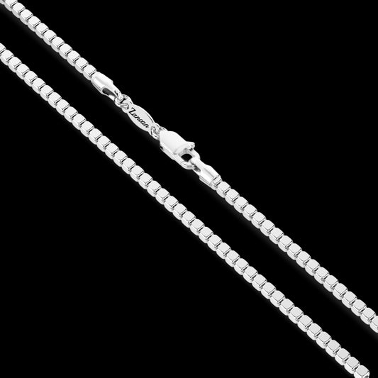 Collana uomo a catena Zancan in argento 925 - 60 cm