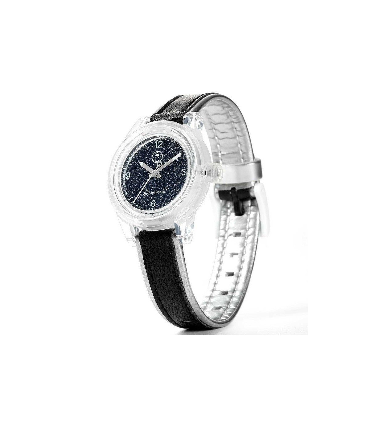 Orologio Smile Solar Donna - Mini Glitter 32mm Nero - RP29J013Y