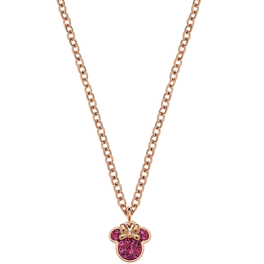 Collana Bambina Disney Mickey and Minnie - N600582PRPL-B.CS