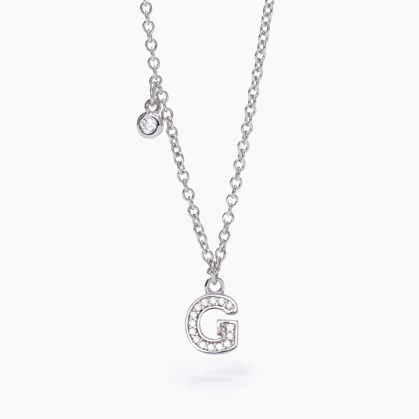 Collana Donna Mabina Lettera G in Argento 553500G