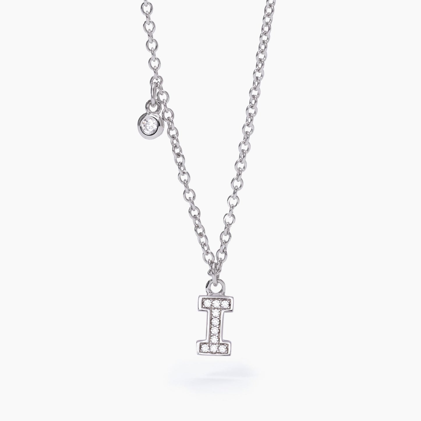 Collana Donna Mabina Lettera I in Argento 553500I
