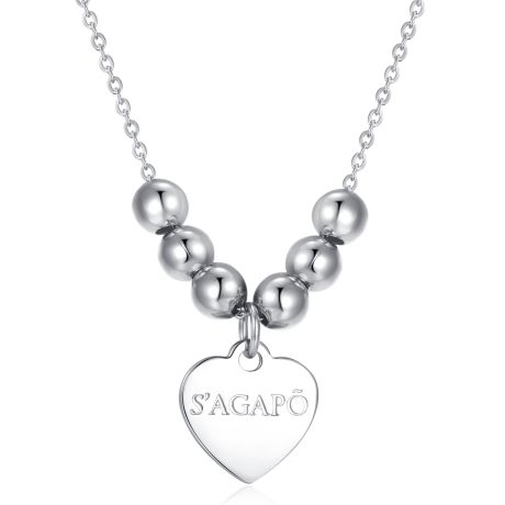 Collana Donna in Acciaio - S'Agapõ - SHAC13