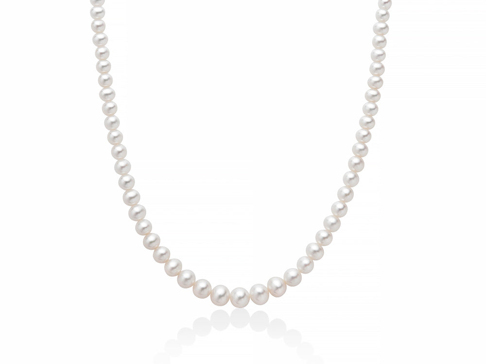 Collana Donna in Oro 18kt con Perle Bianche Miluna - PCL2212V