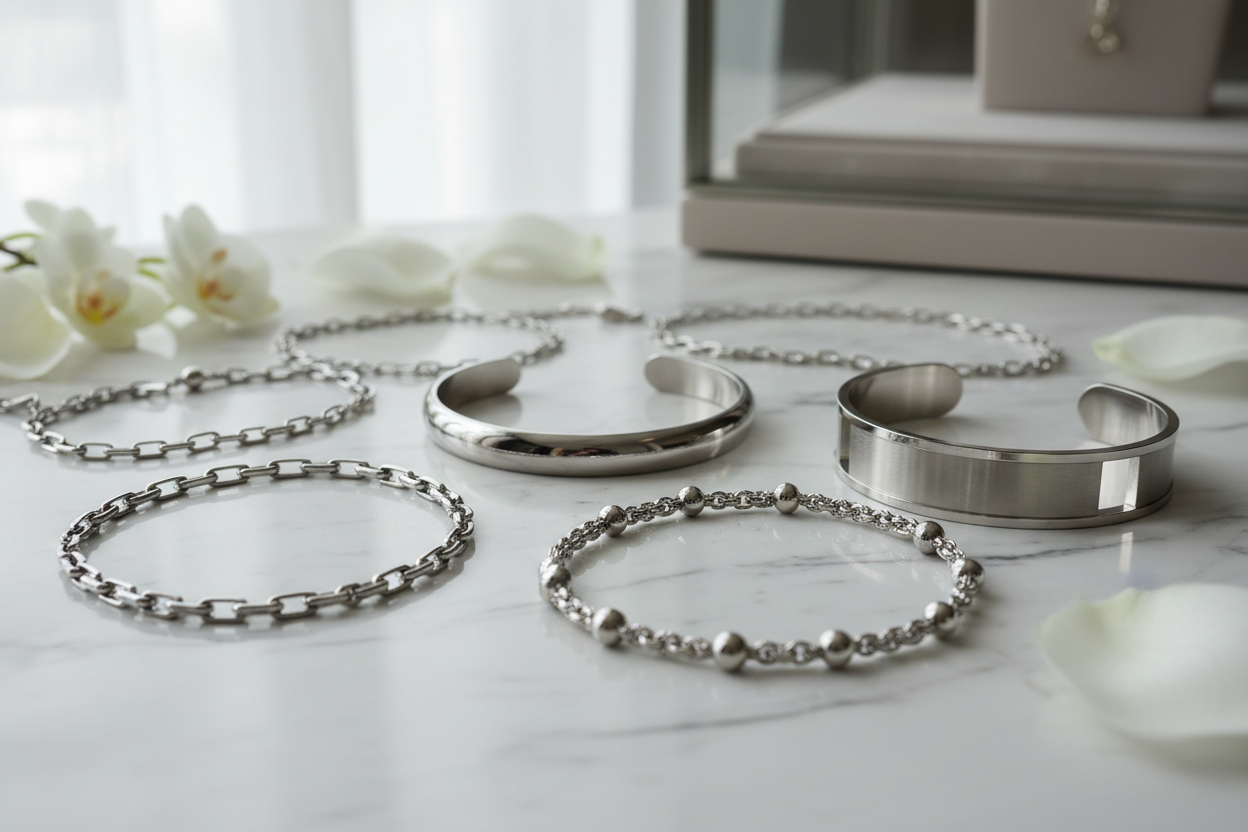 Bracciali da Donna in Acciaio: Resistenza e Stile Quotidiano