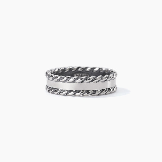 Anello Mabina Bandito in Argento 925 Brunito - 523192-27