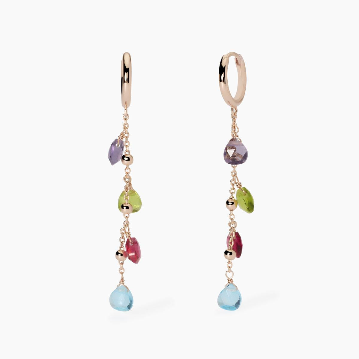 Orecchini-in-argento-925-Mabina-Donna--rosato-glass