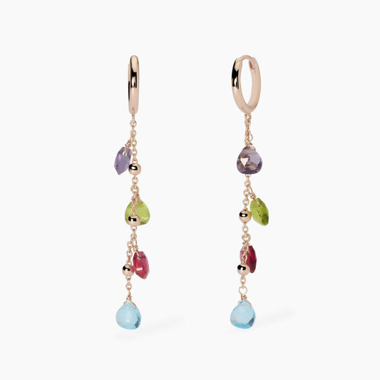 Orecchini-in-argento-925-Mabina-Donna--rosato-glass