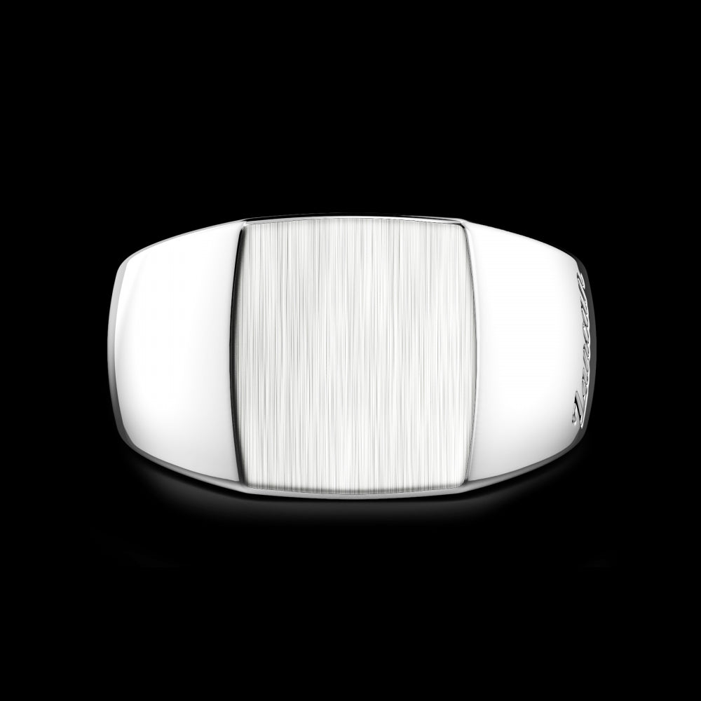 Anello Chevalier Zancan Uomo in Argento 925 Finitura Satinata - ESA069