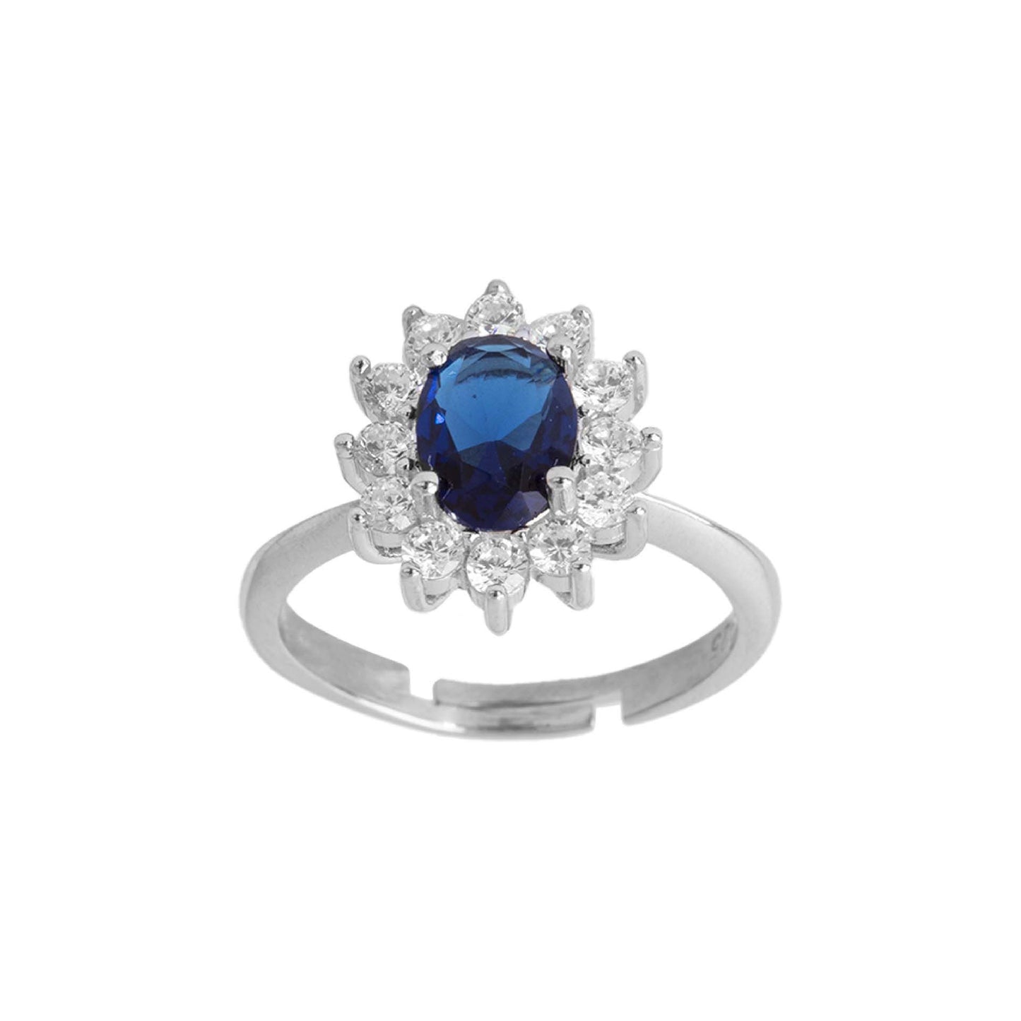 Anello Chimia Gioielli in Argento Colore Zaffiro | Cod. 110015/12