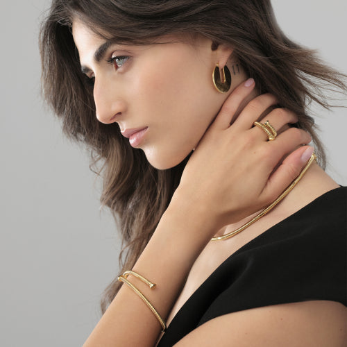 Anello Chiodo Dorato UNOAERRE | Modello 2575