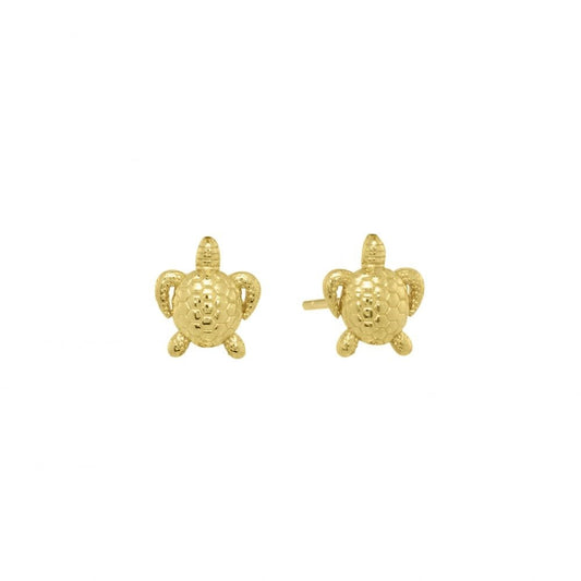 Anello "Dal mare con amore" 140601 - Tartaruga in Argento Dorato - Chi mi ama