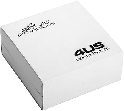 Anello Donna 4US Cesare Paciotti in Argento 925 con Zircone Centrale e Fascia Laterale - 4UAN4190W16