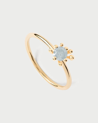 Anello Donna PDPAOLA Fleur con Zirconi Grigi | AN01-C93-08