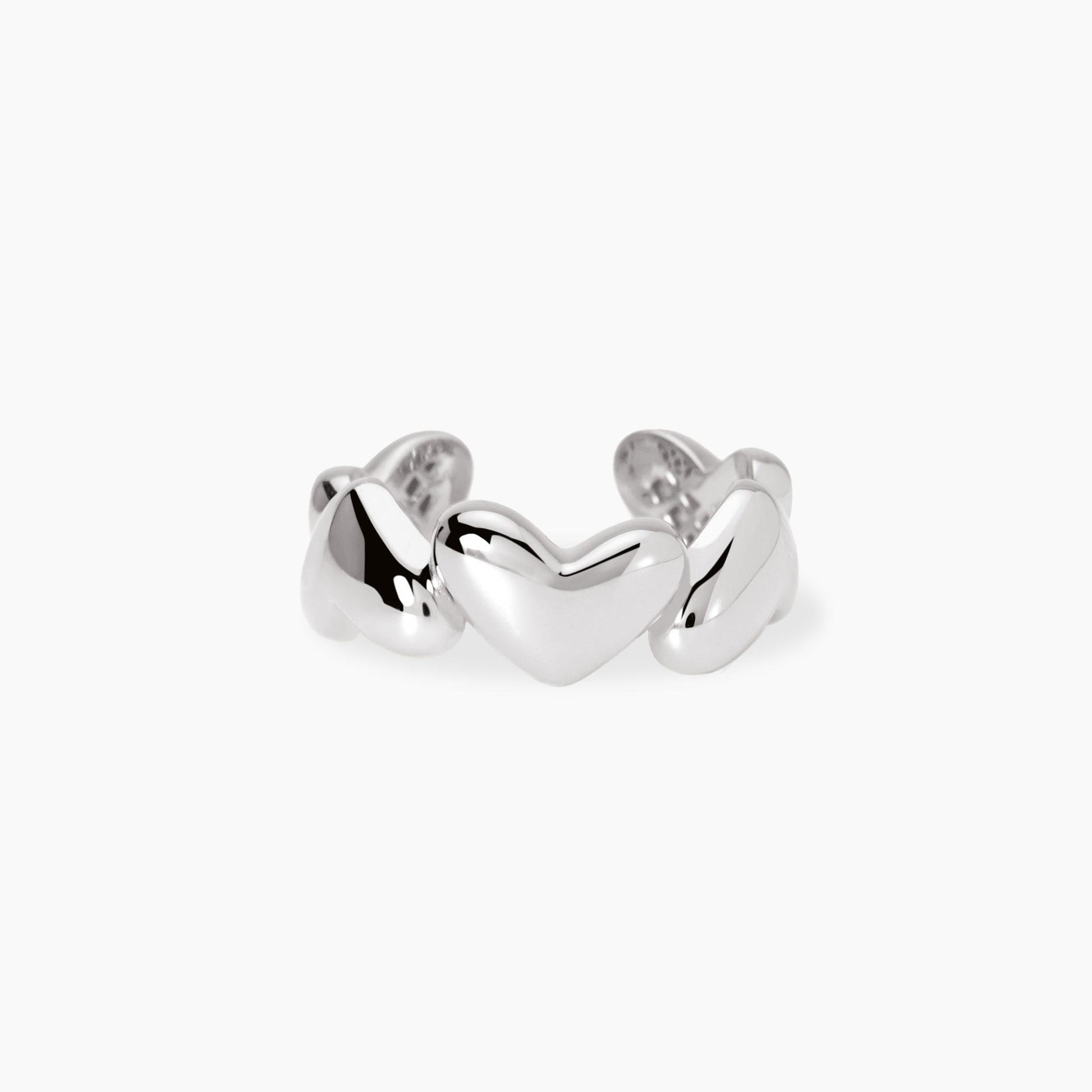 Anello Mabina Capogiro Contrarié in Argento con Cuori – 523466